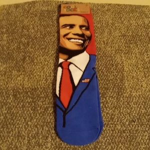 Cool socks Obama mens socks fits up to size 13